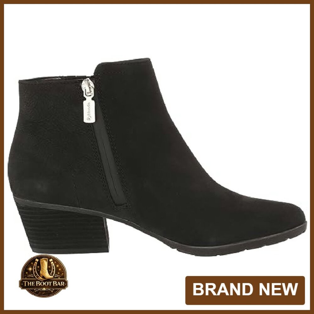 Waterproof Leather Ankle Booties Women's Size 7 - Picture 7 of 8